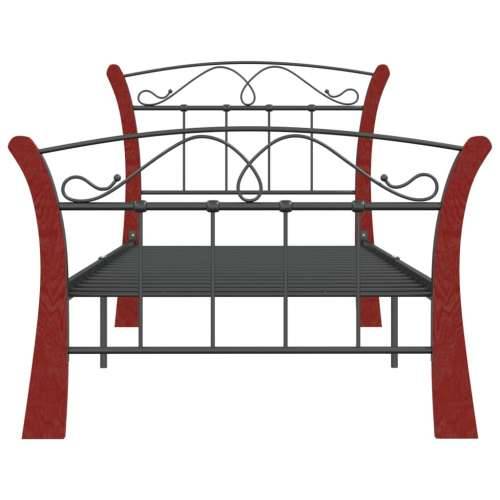 Okvir za krevet crni metalni 90 x 200 cm - black and dark brown 90 x 200 cm Cijena