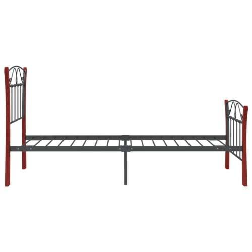 Okvir za krevet crni metalni 90 x 200 cm - black and dark brown 90 x 200 cm Cijena