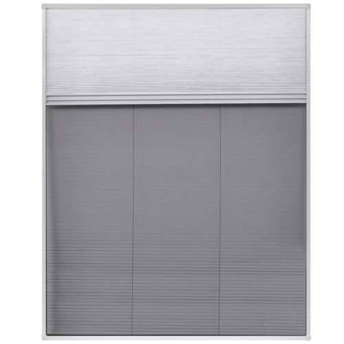 Komarica za prozor Aluminijski 80x100 cm sa Sjenilom  - Bijela 80 x 100 cm Cijena