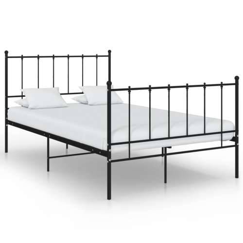 Okvir za krevet crni metalni 120 x 200 cm - Crna 120 x 200 cm Cijena