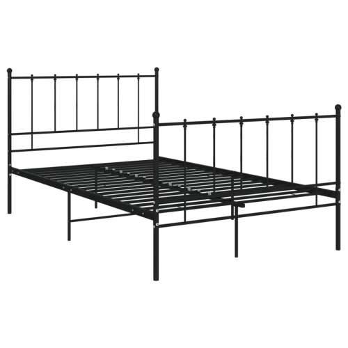 Okvir za krevet crni metalni 120 x 200 cm - Crna 120 x 200 cm Cijena