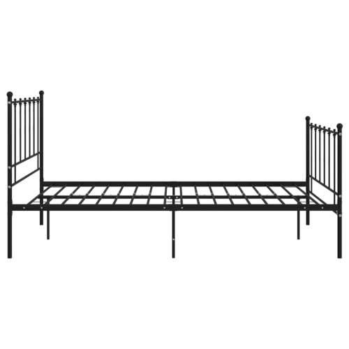 Okvir za krevet crni metalni 120 x 200 cm - Crna 120 x 200 cm Cijena
