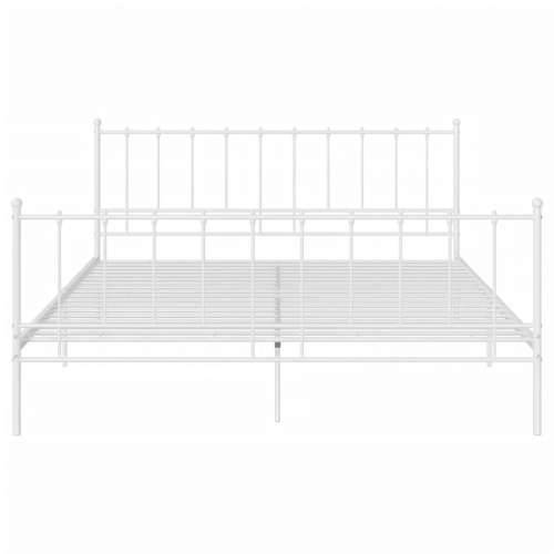 Okvir za krevet bijeli metalni 180 x 200 cm - Bijela 180 x 200 cm Cijena