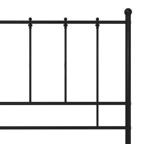 Okvir za krevet crni metalni 200 x 200 cm - Crna 200 x 200 cm Cijena