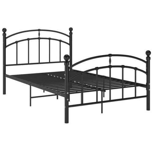 Okvir za krevet crni metalni 120 x 200 cm - Crna 120 x 200 cm Cijena