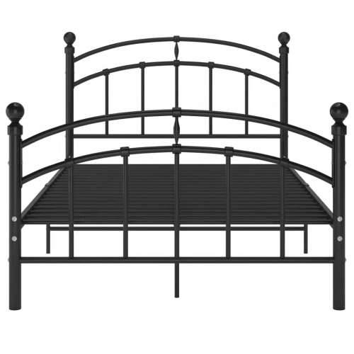Okvir za krevet crni metalni 120 x 200 cm - Crna 120 x 200 cm Cijena