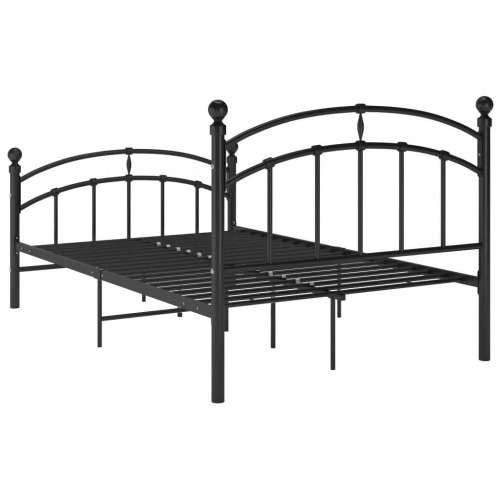 Okvir za krevet crni metalni 120 x 200 cm - Crna 120 x 200 cm Cijena