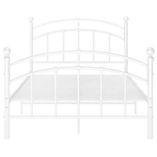 Okvir za krevet bijeli metalni 120 x 200 cm - Bijela 120 x 200 cm Cijena