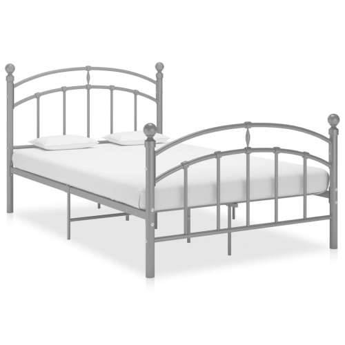 Okvir za krevet sivi metalni 120 x 200 cm - Siva 120 x 200 cm Cijena
