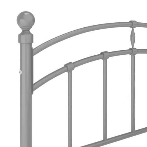 Okvir za krevet sivi metalni 120 x 200 cm - Siva 120 x 200 cm Cijena