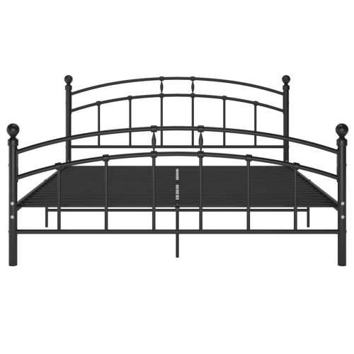 Okvir za krevet crni metalni 140 x 200 cm - Crna 140 x 200 cm Cijena