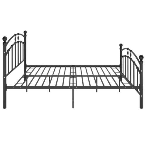 Okvir za krevet crni metalni 140 x 200 cm - Crna 140 x 200 cm Cijena