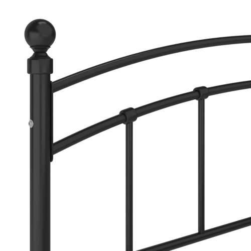Okvir za krevet crni metalni 140 x 200 cm - Crna 140 x 200 cm Cijena