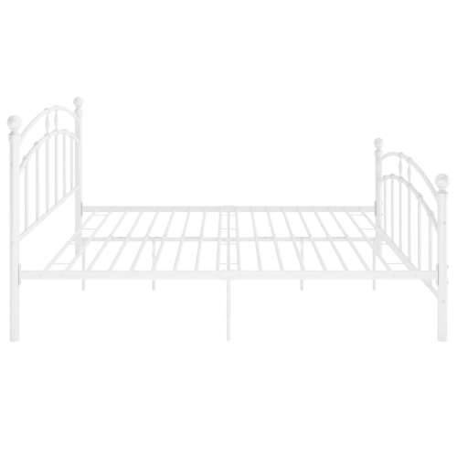 Okvir za krevet bijeli metalni 140 x 200 cm - Bijela 140 x 200 cm Cijena