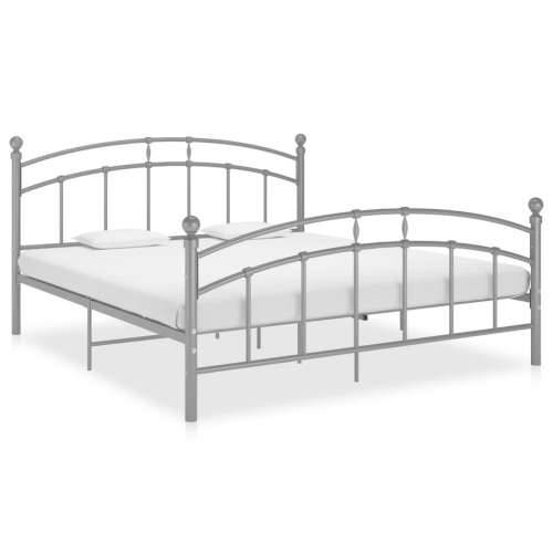 Okvir za krevet sivi metalni 160 x 200 cm - Siva 160 x 200 cm Cijena