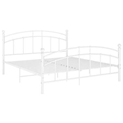 Okvir za krevet bijeli metalni 180 x 200 cm - Bijela 180 x 200 cm Cijena