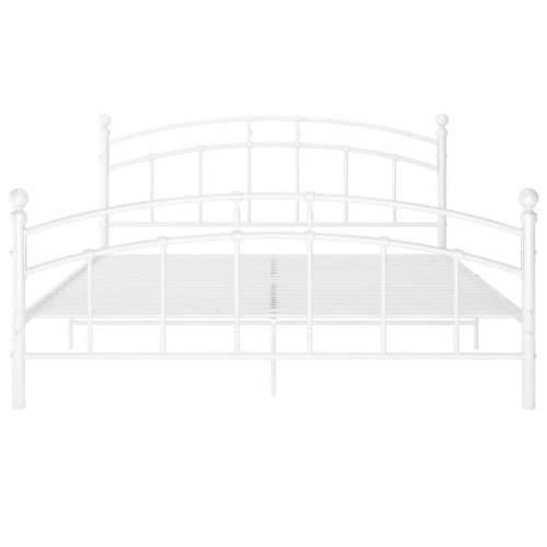 Okvir za krevet bijeli metalni 180 x 200 cm - Bijela 180 x 200 cm Cijena