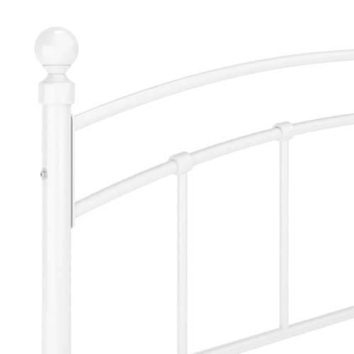 Okvir za krevet bijeli metalni 180 x 200 cm - Bijela 180 x 200 cm Cijena