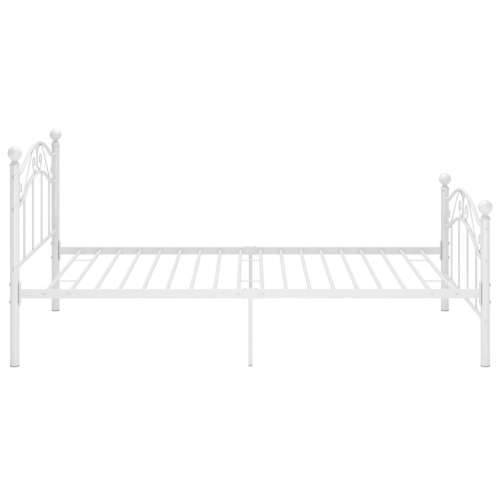 Okvir za krevet bijeli metalni 90 x 200 cm - Bijela 90 x 200 cm Cijena
