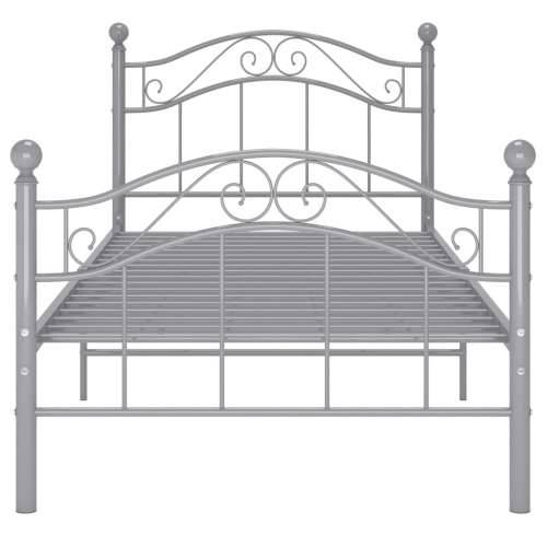Okvir za krevet sivi metalni 90 x 200 cm Siva 90 x 200 cm Cijena