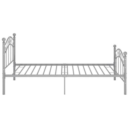 Okvir za krevet sivi metalni 90 x 200 cm Siva 90 x 200 cm Cijena