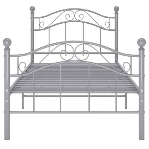 Okvir za krevet sivi metalni 100 x 200 cm - Siva 100 x 200 cm Cijena