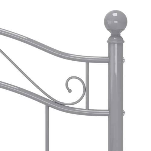 Okvir za krevet sivi metalni 100 x 200 cm - Siva 100 x 200 cm Cijena