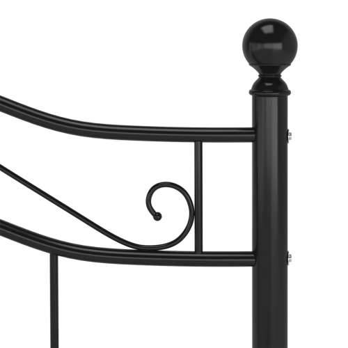 Okvir za krevet crni metalni 120 x 200 cm - Crna 120 x 200 cm Cijena