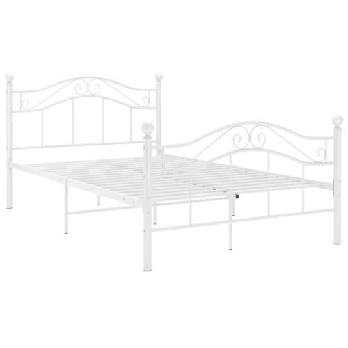 Okvir za krevet bijeli metalni 120 x 200 cm - Bijela 120 x 200 cm Cijena