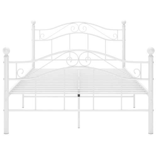 Okvir za krevet bijeli metalni 120 x 200 cm - Bijela 120 x 200 cm Cijena