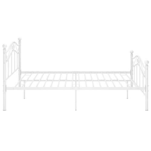 Okvir za krevet bijeli metalni 120 x 200 cm - Bijela 120 x 200 cm Cijena