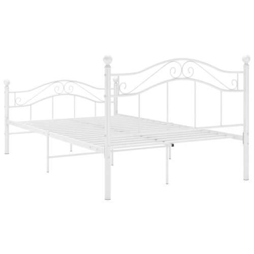 Okvir za krevet bijeli metalni 120 x 200 cm - Bijela 120 x 200 cm Cijena