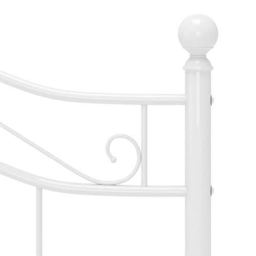 Okvir za krevet bijeli metalni 120 x 200 cm - Bijela 120 x 200 cm Cijena