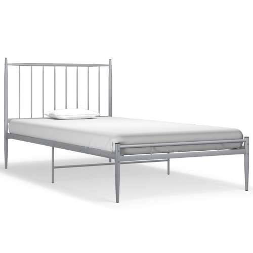Okvir za krevet sivi metalni 100 x 200 cm - Siva 100 x 200 cm Cijena