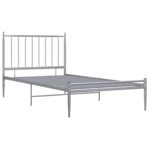 Okvir za krevet sivi metalni 100 x 200 cm - Siva 100 x 200 cm Cijena