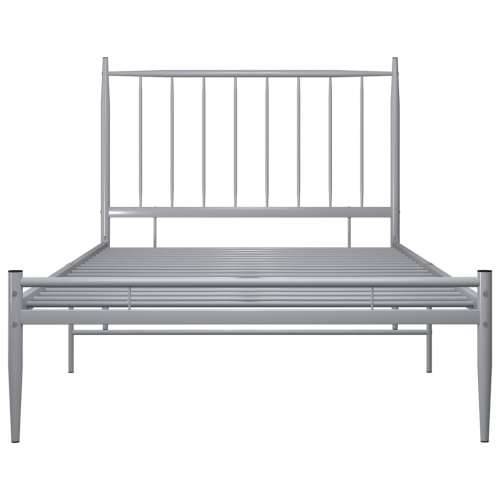 Okvir za krevet sivi metalni 100 x 200 cm - Siva 100 x 200 cm Cijena