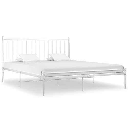 Okvir za krevet bijeli metalni 180 x 200 cm - Bijela 180 x 200 cm Cijena