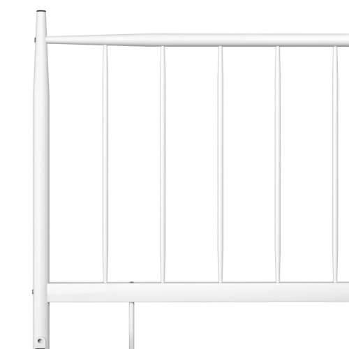 Okvir za krevet bijeli metalni 180 x 200 cm - Bijela 180 x 200 cm Cijena