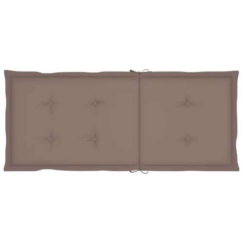 Sklopive vrtne stolice s jastucima 8 kom masivno bagremovo drvo - Sivo-smeđa 120 x 50 x 3 cm 8 Cijena