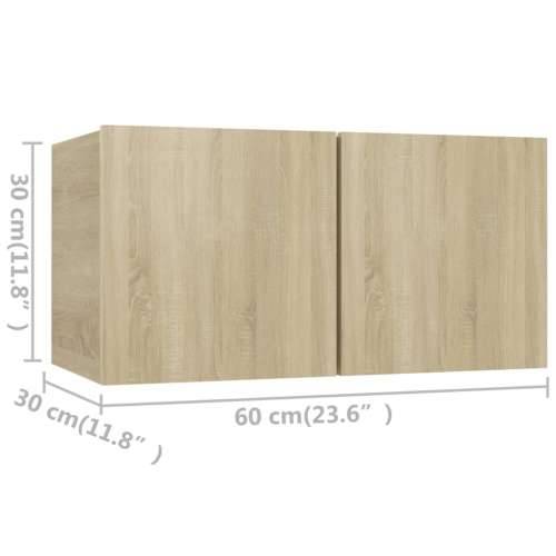 5-dijelni set TV ormarića boja hrasta sonome konstruirano drvo - sonoma hrast 1 80 cm Cijena
