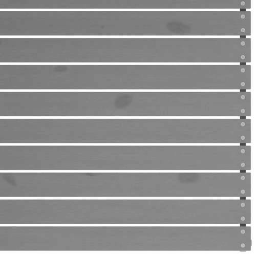 7-dijelna vrtna garnitura od masivne borovine siva - Siva 1 Cijena