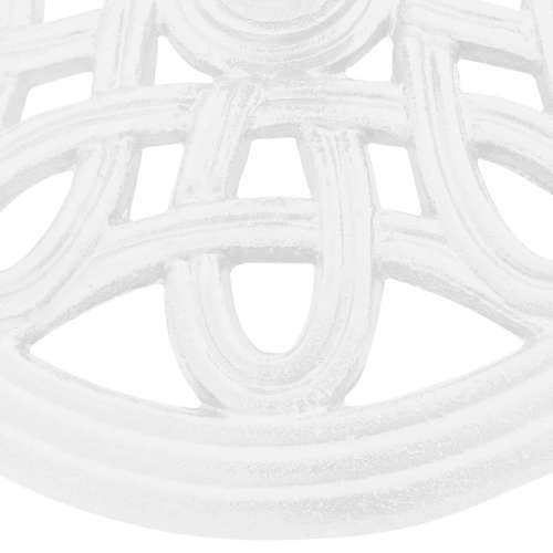 Stalak za suncobran bijeli 40 x 40 x 32 cm od lijevanog željeza Cijena