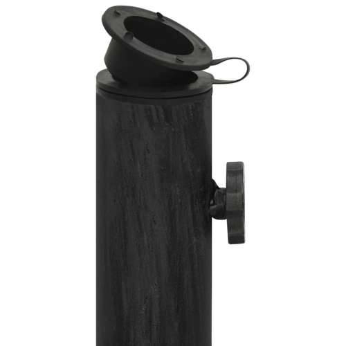 Stalak za suncobran crni 44 x 44 x 32 cm od lijevanog željeza - Crna 44 x 44 x 32 cm 1 Cijena