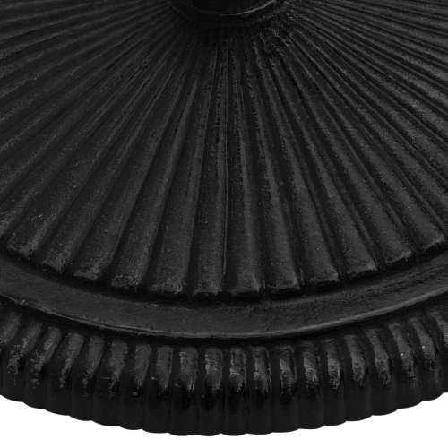 Stalak za suncobran crni 45 x 45 x 30 cm od lijevanog željeza Cijena