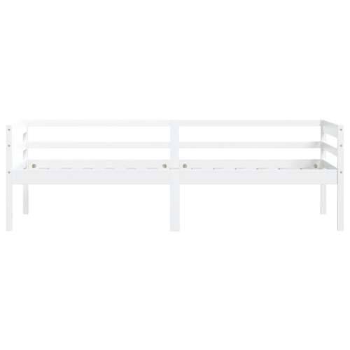 Okvir za krevet od masivne borovine bijeli 90 x 200 cm Bijela Cijena