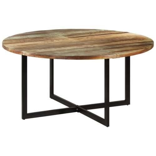 Blagovaonski stol 150 x 75 cm od masivnog obnovljenog drva - 150 x 75 cm 1 masivno obnovljeno drvo Cijena