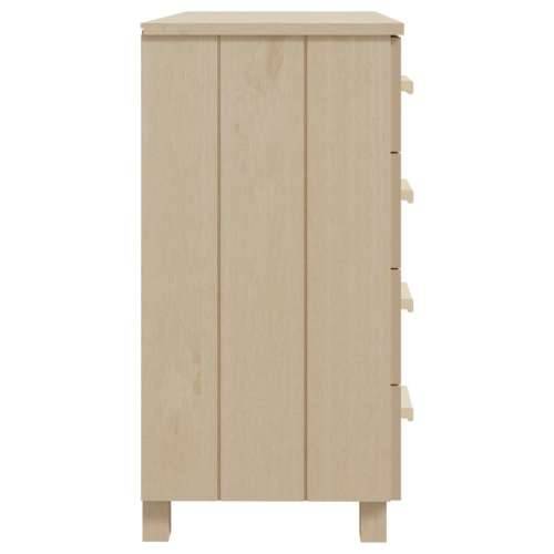 Komoda smeđa boja meda 79 x 40 x 80 cm od masivne borovine boja meda 1 Cijena