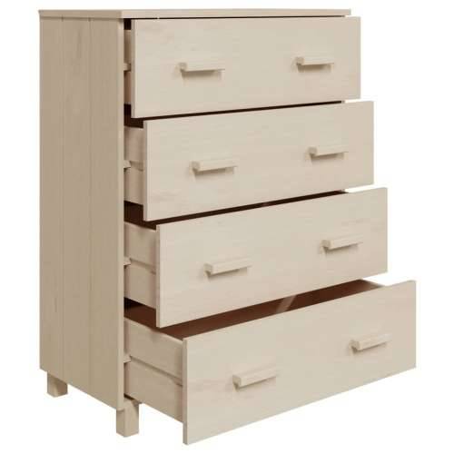 Komoda HAMAR boja meda 79 x 40 x 103,5 cm od masivne borovine - boja meda 1 Cijena