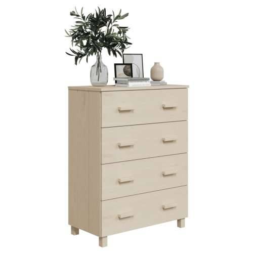 Komoda HAMAR boja meda 79 x 40 x 103,5 cm od masivne borovine - boja meda 1 Cijena