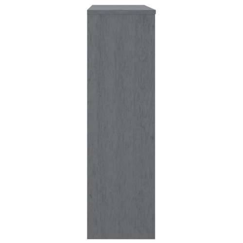 Gornji element za komodu HAMAR tamnosivi 90x30x100 cm borovina - Tamno siva 1 Cijena